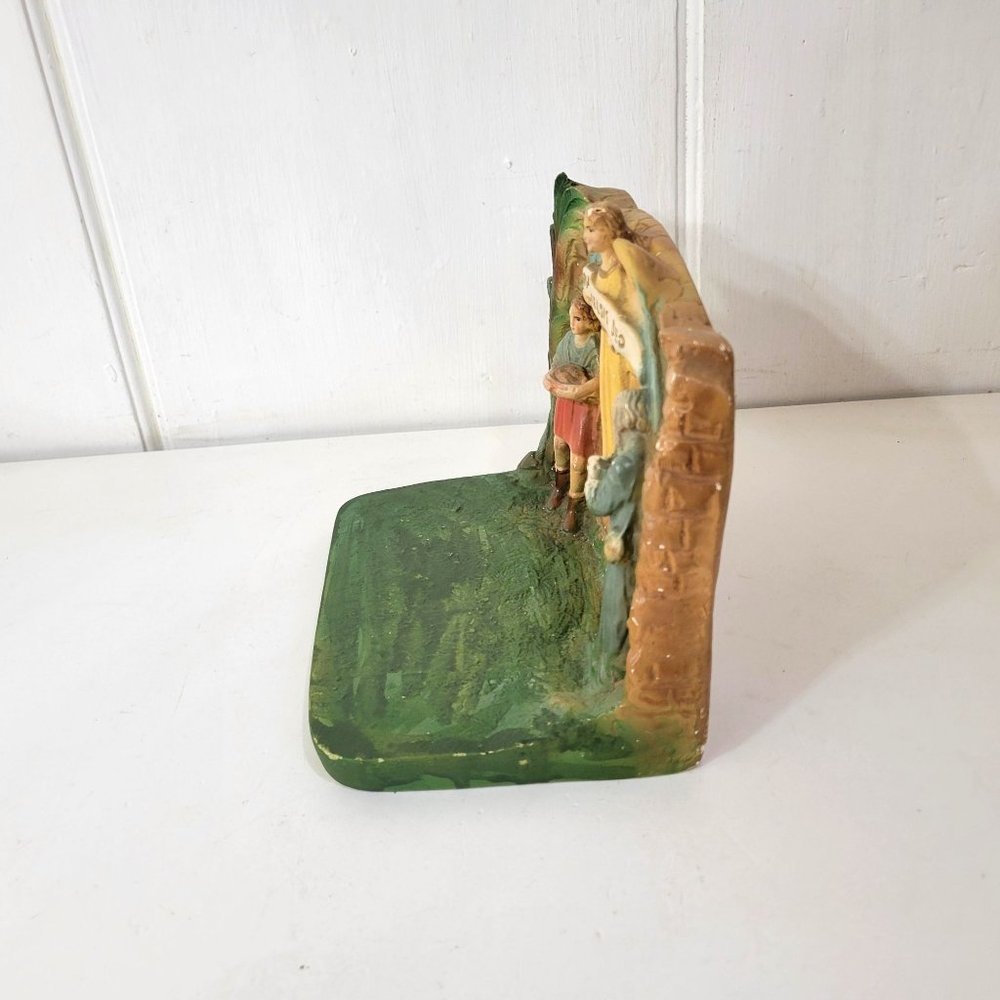 Vintage Chalkware Nativity Scene Base - Picture 3 of 7